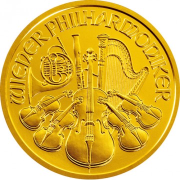 Златна монета Виенска Филхармония 1 oz