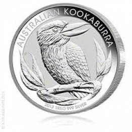 Сребърна монета Австралийска Кукабура 2012 1 kg